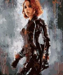 Black Widow Paint By Numbers