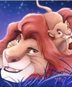 Disney Lion King Paint By Numbers