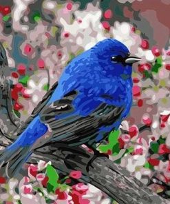 Blue Bird Paint By Numbers