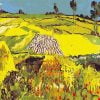 Yellow Wheat Field Van Gogh Landscape Paint By Numbers