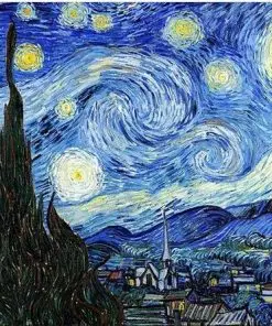 Starry Night Vincent  Van Gogh Paint By Numbers