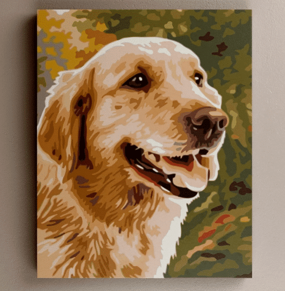 Paint by number your dog Custom paint by numbers - Numeral Paint Kit