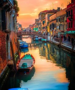 Italy Venice Canal Paint By Numbers