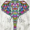Mandala Elephant Head Paint By Numbers