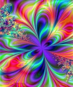 Colorful Fractal Paint By Numbers