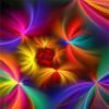 Abstract Colorful Fractal Paint By Numbers