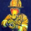 Firefighter Man Paint By Numbers