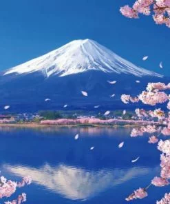 Lake kawaguchi Paint By Numbers