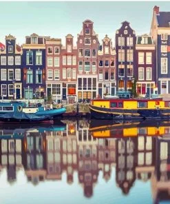 Amsterdam Canal paint by numbers
