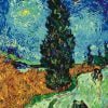 Road with Cypress And Star Van Gogh Paint By Numbers