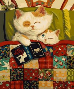 Cat Mother And Kitten Paint By Numbers