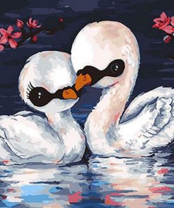 Baby Swans Paint By Numbers