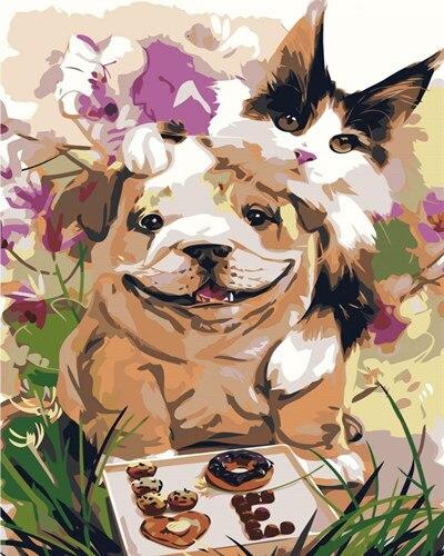 paint by numbers french bulldog