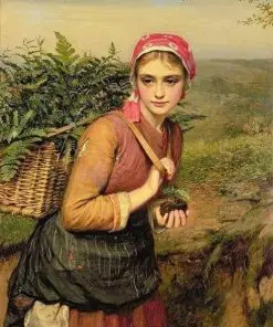 The Fern Gatherer Paint By Numbers