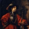 Man In Military Costume Rembrandt Paint By Numbers