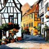 German Town in Mexico paint by numbers