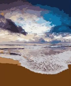 Golden Beach Sand paint by numbers