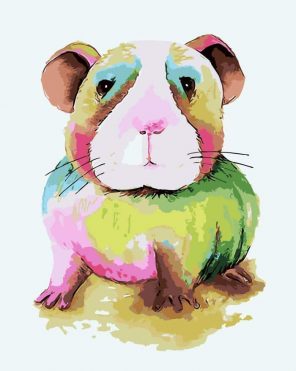 Guinea Pig paint by numbers