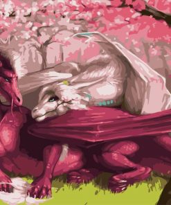 Dragons In Love Paint By Numbers