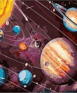 Solar System Paint By Numbers