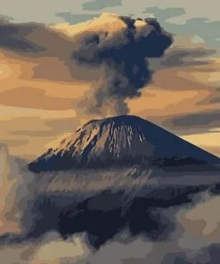 Mount Semeru Paint By Numbers