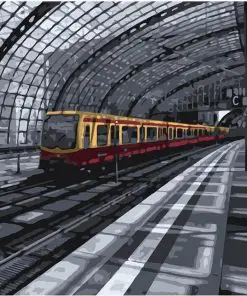 Railway Station Paint By Numbers