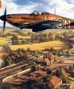 WWII Warplane Paint By Numbers