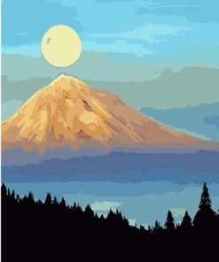 Sunrise Over Mountain Paint By Numbers