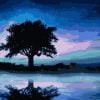 Night Tree Reflection Paint By Numbers
