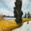 Wheat Field With Cypresses Paint By Numbers - Numeral Paint Kit