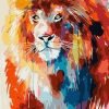 Colorful Lion Paint By Numbers