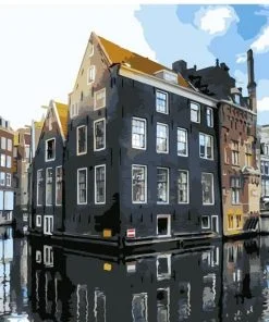 Amsterdam City Paint By Numbers