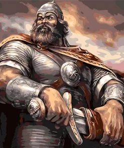 Viking Warrior Paint By Numbers