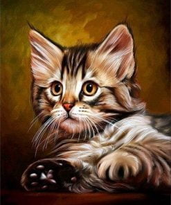 Cute Kitten Paint By Numbers