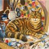 Artist Cat Paint By Numbers