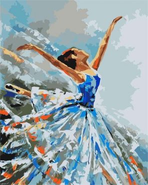 Ballet Girl Dancing Paint By Numbers