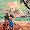 Travel By Seaplane Paint By Numbers