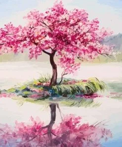 Cherry Blossom Paint By Numbers