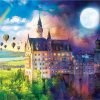 Night And Day Neuschwanstein Castle Paint By Numbers