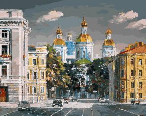 Theater Square Moscow Paint By Numbers