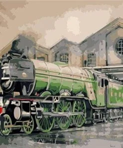 The Flying Scotsman Steam Paint By Numbers