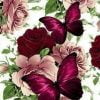 Butterflies And Roses Paint By Numbers