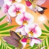 Hummingbirds And Flowers Paint By Numbers
