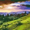 Green Hills Landscape Paint By Numbers
