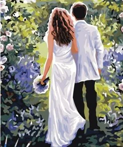 Bride And Groom Paint By Numbers