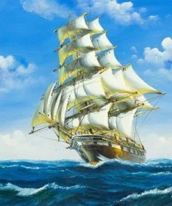 Flying P Liner Ship Paint By Numbers