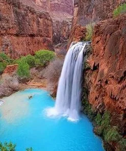 Havasu Falls paint by numbers