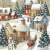 Village Sleigh Ride Paint By Numbers
