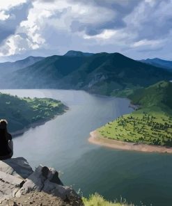 Nature Mountains View Paint By Numbers