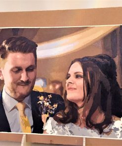 Custom paint by numbers kit